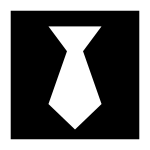Brand Black Tie SVG Icon